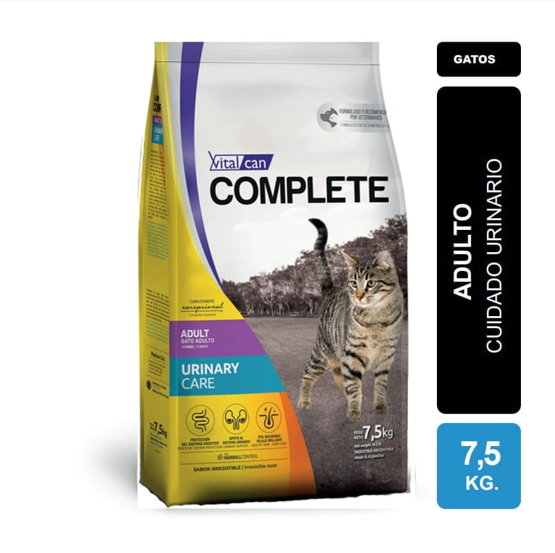 Alimento VitalCan Complete Gato Adulto Urinary Care x 7,5kg