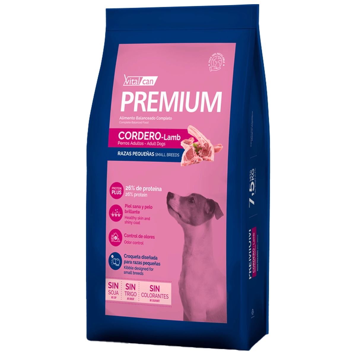 Alimento VitalCan Premium Perro Adulto Cordero Raza Peque�a x 20kg