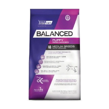 Alimento VitalCan Balanced Perro Cachorro Raza Mediana x 3kg + Balanced Souffl&eacute; Perro Cachorro Sabor Pollo Lata x 85gr DE REGALO