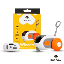 Juguete Beepaw Rat&oacute;n Interactivo Gatos WHEEL-E (NARANJA)
