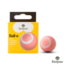 Juguete Beepaw Pelota Interactiva 4,3cm Gato y Perro Peque&ntilde;o Ball-E Rosa