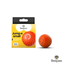 Juguete Beepaw Pelota Interactiva 5,5cm Perro Peque&ntilde;o Jump-E Naranja