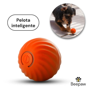 Juguete Beepaw Pelota Interactiva 6,7cm Perro Med/Gran Jump-E Naranja