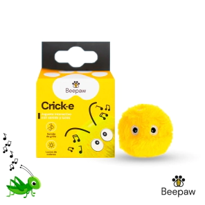 Juguete Beepaw Peluche Interactivo Gatos Sonido Grillo CRICK-E