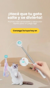 Juguete Beepaw Varita Extensible Interactiva Gato WAND-E (ROSA)