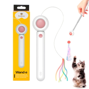 Juguete Beepaw Varita Extensible Interactiva Gato WAND-E (ROSA)