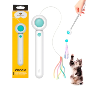 Juguete Beepaw Varita Extensible Interactiva Gato WAND-E (CELESTE)