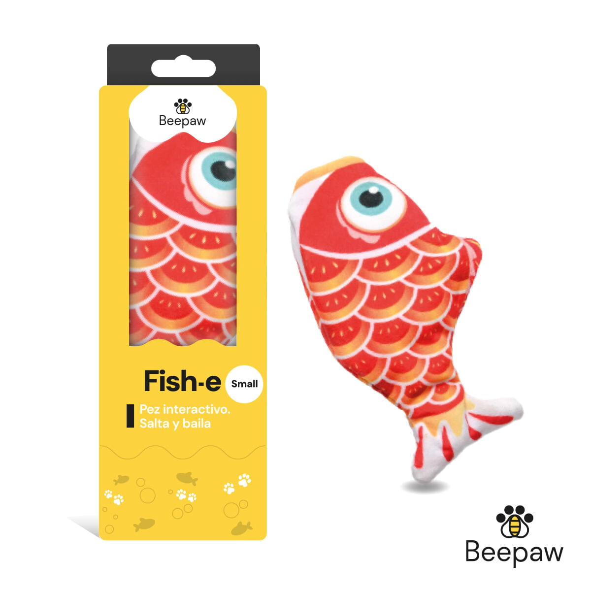 Juguete Beepaw Pez Interactivo Gatos FISH-E SMALL