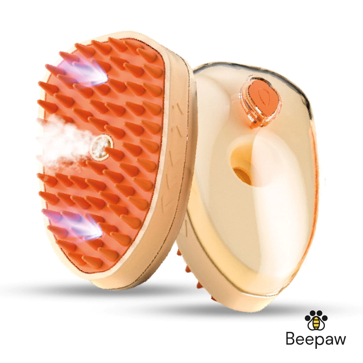 Cepillo Escudo con Vapor y Luz Beepaw Perro y Gato