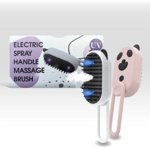 Cepillo Panda con Vapor, Luz UV y Mango Beepaw Perro y Gato