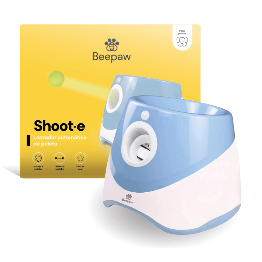 Lanza Pelota Beepaw Perro SHOOT-E (CELESTE)      