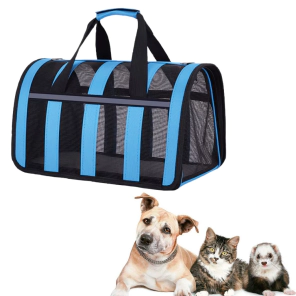 Bolso Transportador talle L Beepaw para Perro y Gato (AZUL)