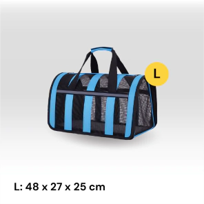 Bolso Transportador talle L Beepaw para Perro y Gato (AZUL)      