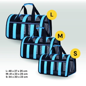 Bolso Transportador talle M Beepaw para Perro y Gato (ROJO)