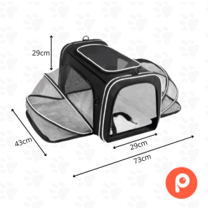 Bolso Transportador Extensible Beepaw para Perro y Gato