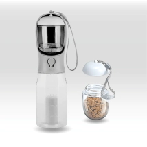 Botella Dispensadora Agua, Comida y Bolsas Beepaw Gato y Perro