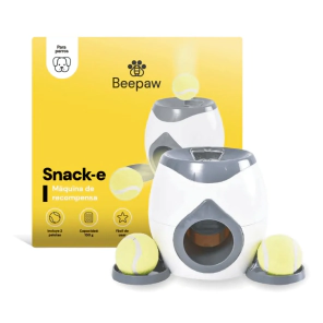 JUGUETE INTERACTIVO P/MASCOTAS CON DISPENSADOR DE ALIMENTO BEEPAW SNACK-E (NARANJA)