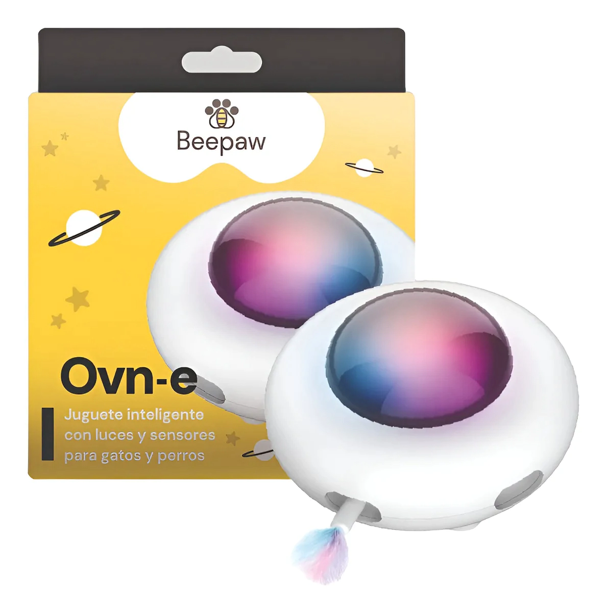 Juguete Gatos Interactivo Beepaw Ovn-e - Blanco