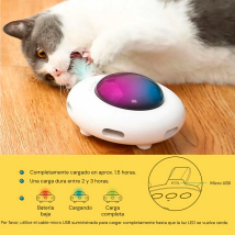 Juguete Gatos Interactivo Beepaw Ovn-e - Blanco