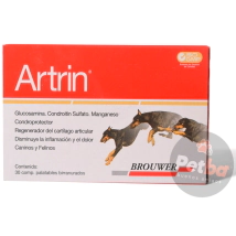 Medicamento Brouwer Artrin Perro caja de 30 comprimidos -FARMACIA-