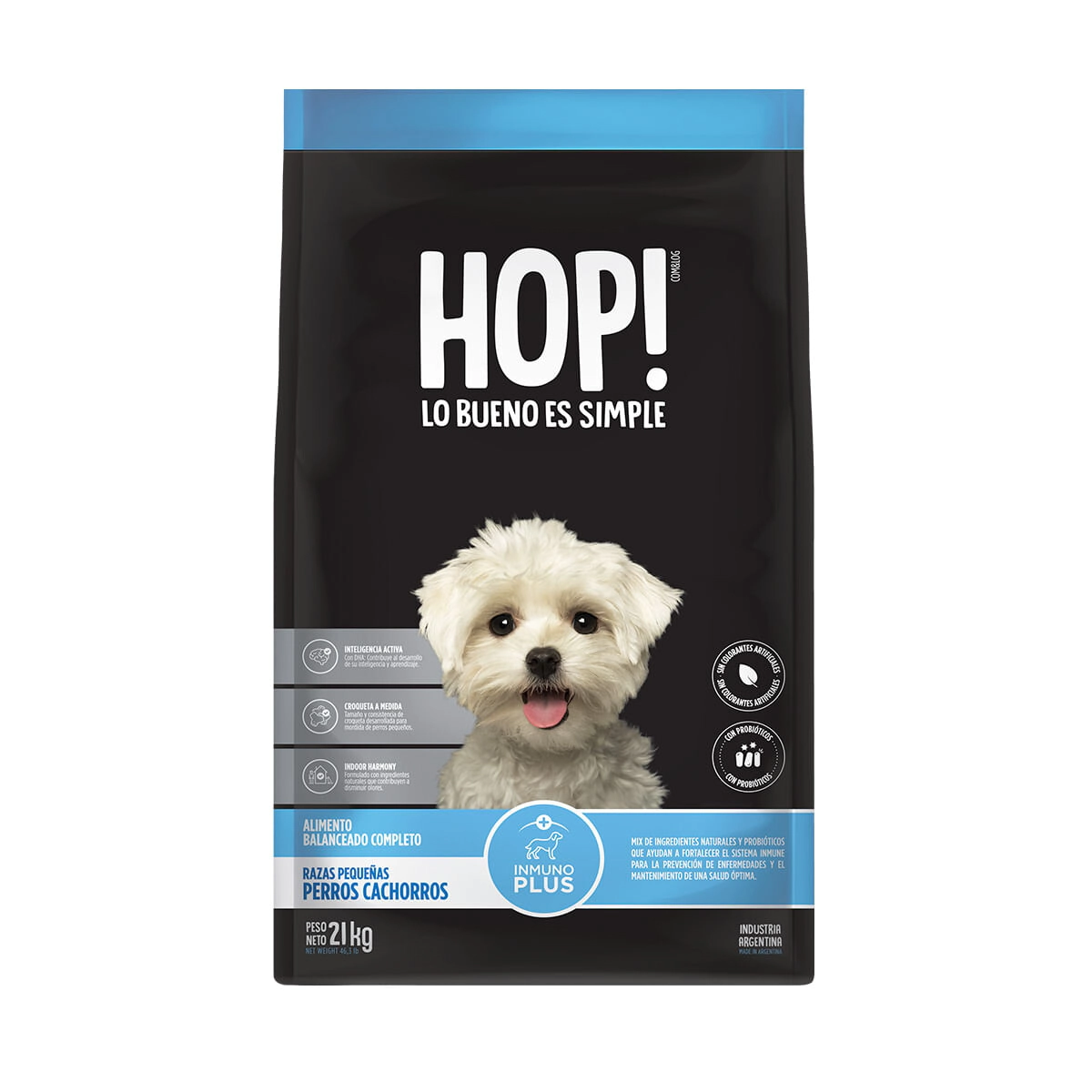 Alimento Hop! Perro Cachorro Raza Peque�a x 21 Kg