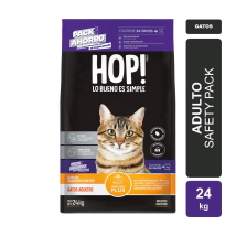 Alimento Hop! Gatos Adultos Pack Ahorro 24 Kg
