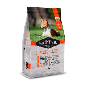 Alimento VitalCan Nutrique Perro Senior Adulto 7+ Raza Mediana x 12 kg