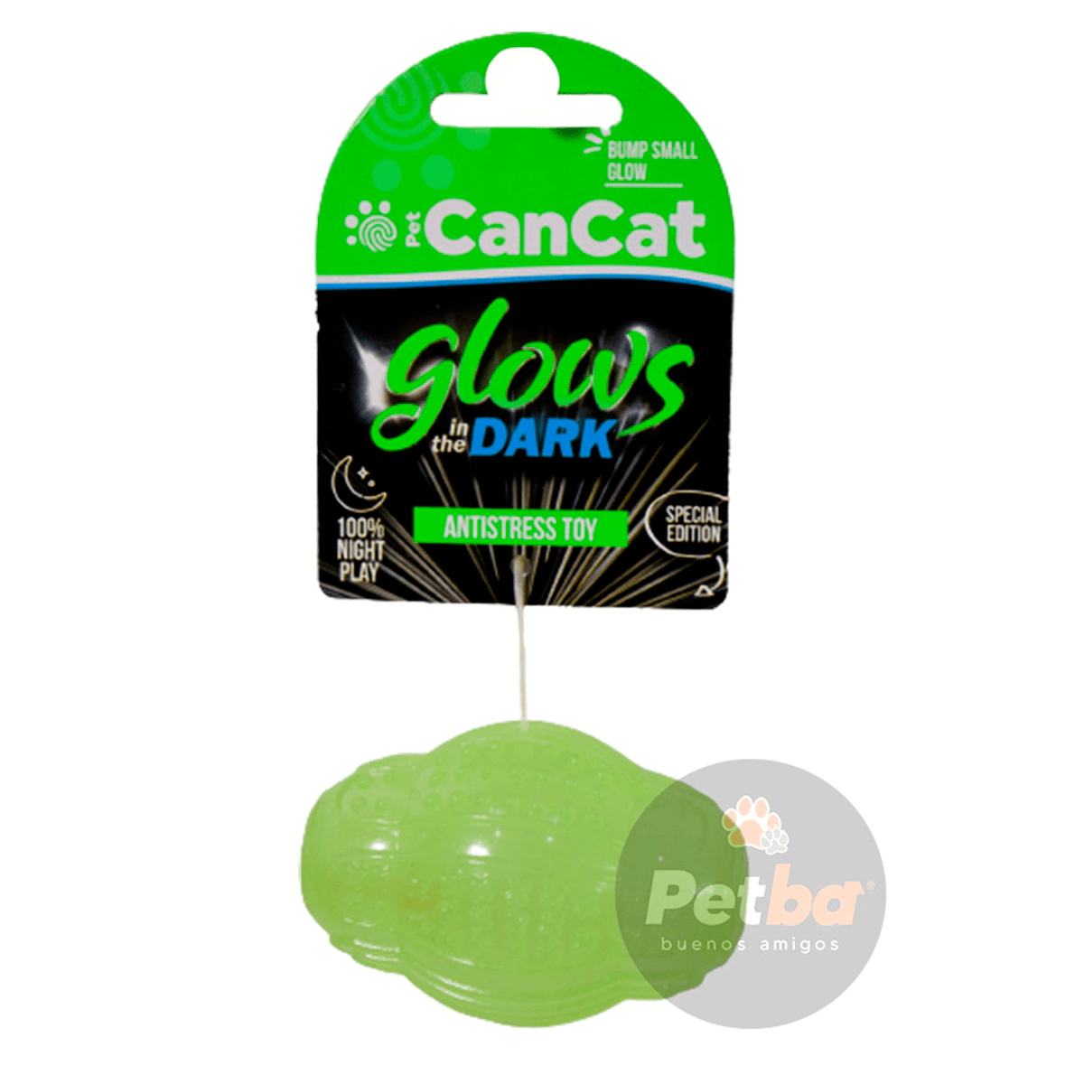 Juguete para Perro CanCat Glow In The Dark Bump Small