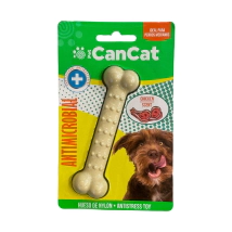 Juguete para Perro CanCat Antimicrobial Hueso Goma Pollo 14cm