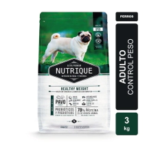 Alimento Vitalcan Nutrique Perro Adulto Healthy Weight x 3kg