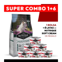 PROMOCI�N Alimento VitalCan Nutrique Gato Adulto Sterilised / Healthy Weight x 7,5kg + 6 LATAS NUTRIQUE SOFT CREAM DE REGALO