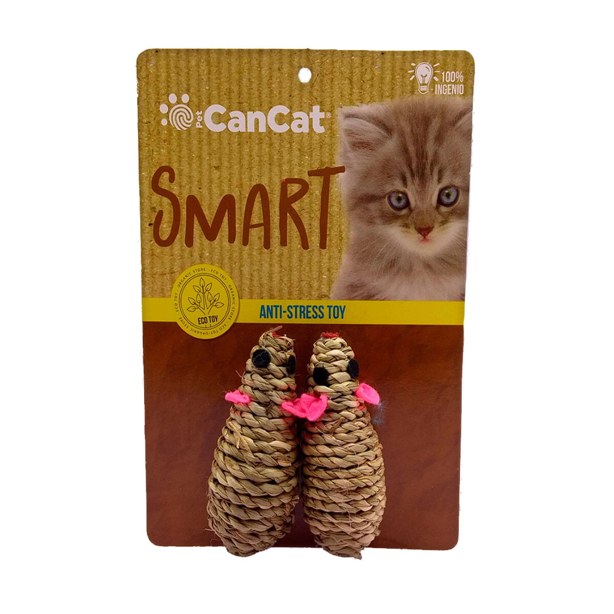 Juguete para Gato CanCat D�o Rat�n Hilo 7cm