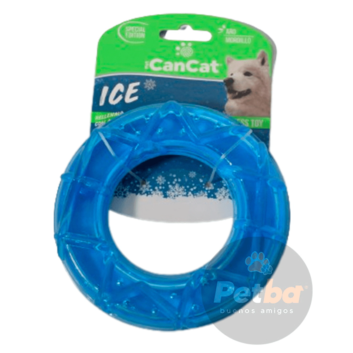 Juguete para Perro CanCat Ice Mordillo Aro
