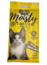 Golosina Moisty Cream Gato Pollo Sachet x 5 unidades