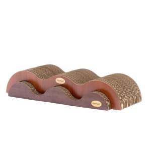 Rascador para Gatos Rascat Modelo Ondas con base