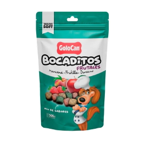 Golosina Golocan Bocadito sabor Frutales x 500gr