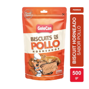 Golosina Golocan Biscuit sabor Pollo Doy Pack x 500gr