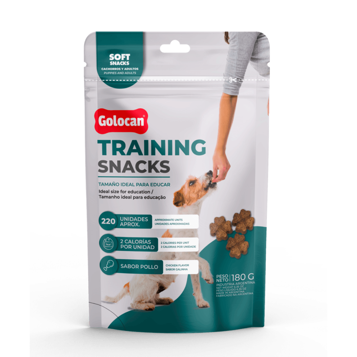 Golosina Golocan Bocaditos Training x 12 unidades de 180gr  