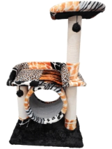 Rascador para Gatos Jack & Guada Modelo Jinks triple con cilindro