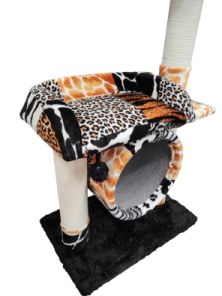 Rascador para Gatos Jack & Guada Modelo Jinks triple con cilindro