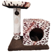 Rascador para Gatos Jack & Guada Modelo Guada con cubo y poste