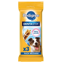Dentastix Pedigree Perro Adulto Raza Mediana x 3 unidades 77.1gr
