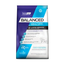 Alimento VitalCan Balanced Perro Adulto Raza Grande x 3kg + Balanced Souffl� Perro Adulto Sabor Carne Lata x 85gr DE REGALO