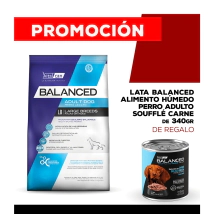 Alimento VitalCan Balanced Perro Adulto Raza Grande x 20kg + Balanced Souffl� Perro Adulto Sabor Pollo Lata x 340gr DE REGALO