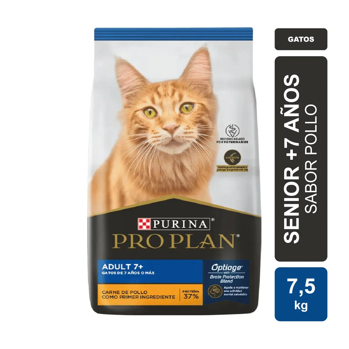 Alimento Purina Pro Plan Gato Senior +7 a�os x 7,5kg