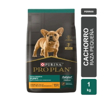 Alimento Purina Pro Plan Perro Puppy Raza Peque&ntilde;a x 1kg + VASO MEDIDOR PRO PLAN DE REGALO