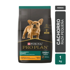 Alimento Purina Pro Plan Perro Puppy Raza Peque&ntilde;a x 1kg + VASO MEDIDOR PRO PLAN DE REGALO