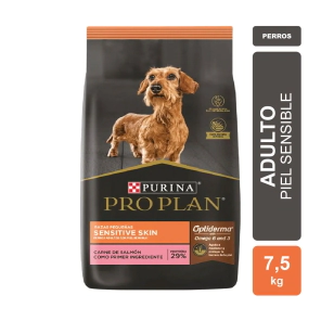 Alimento Purina Pro Plan Perro Adulto Sensitive Skin Raza Peque&ntilde;a x 7,5kg + PRETAL PEQUE&Ntilde;O PRO PLAN DE REGALO