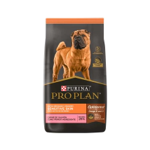 Alimento Purina Pro Plan Perro Adulto Sensitive Skin Raza Mediana y Grande x 3kg + VASO MEDIDOR PRO PLAN DE REGALO