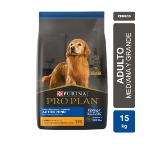 Alimento Purina Pro Plan Perro Adulto Active Mind Senior Raza Mediana y Grande x 15kg